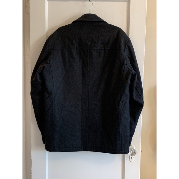Perry Ellis Portfolio Wool Blend Peacoat LT - Picture 3 of 5